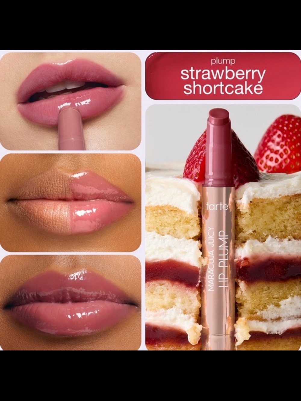 Tarte Maracuja Juicy Lip Plump – Strawberry Shortcake – NEW